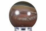Polished Polychrome Jasper Sphere - Madagascar #358965-1